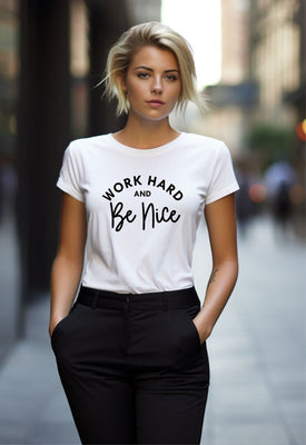 Work Hard and Be Nice Graphic Tee featured image
