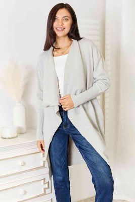 Open Front Duster Cardigan with Pockets featured image